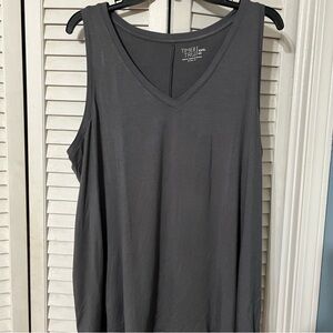 Time and Tru Women's Charcoal Tank Top